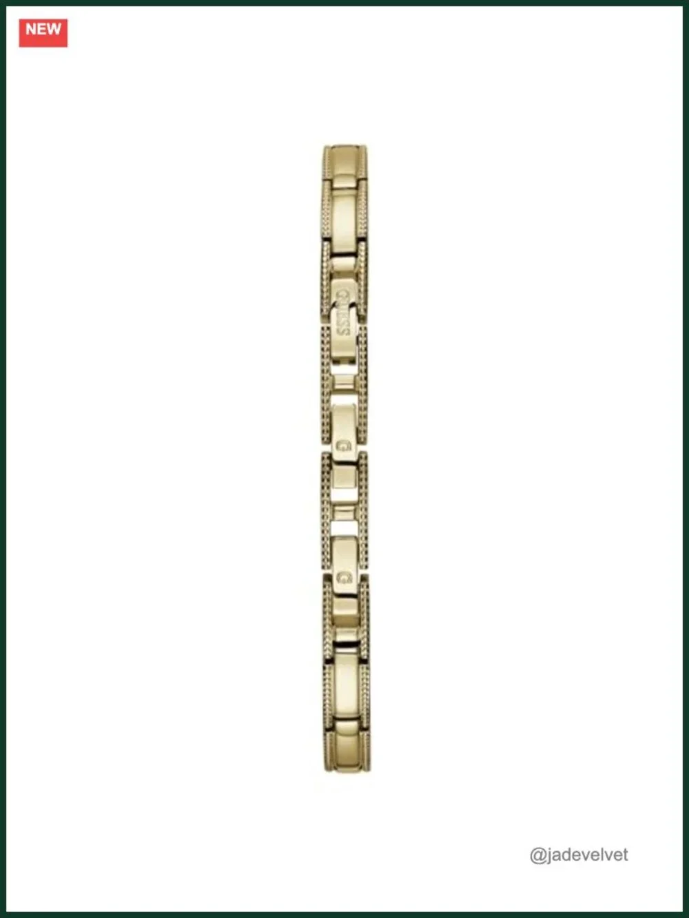 GUESS Petite Silver-Tone Crystal Bracelet Watch, Roman Numerals, 22mm Quartz